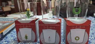 Set 3 Bicchieri Joe Bastianich Decorati