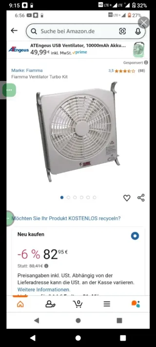 Ventilador Fiamma Turbo Kit