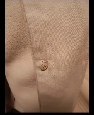 Gabardina Benetton Beige con Interior Extraíble