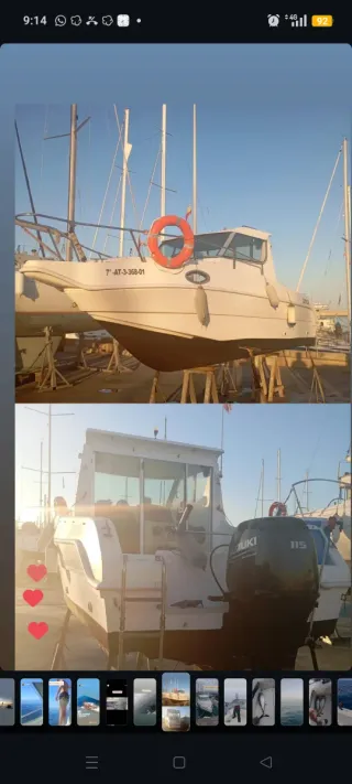 Saber manta 21 Embarcación cabinada 60 millas