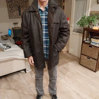 Chaqueta de piel hombre