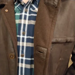 Chaqueta de piel hombre