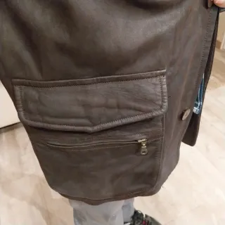 Chaqueta de piel hombre