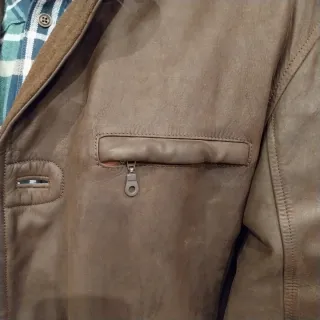 Chaqueta de piel hombre