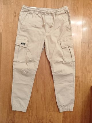 pantalon cargo Zara