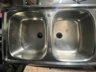 Fregadero doble acero inoxidable
