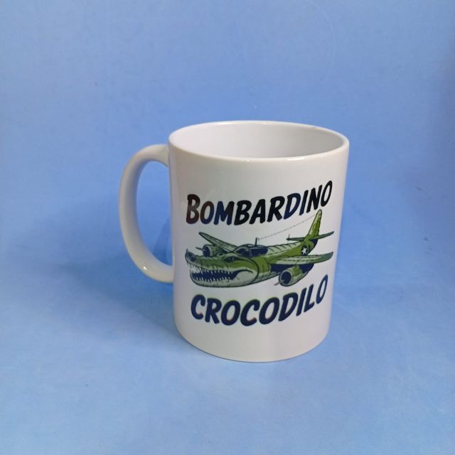 Taza Meme Bombardino Crocodilo
