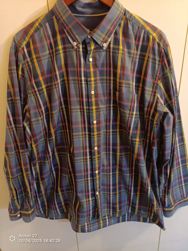 Camisa Cuadros Emidio Tucci XL