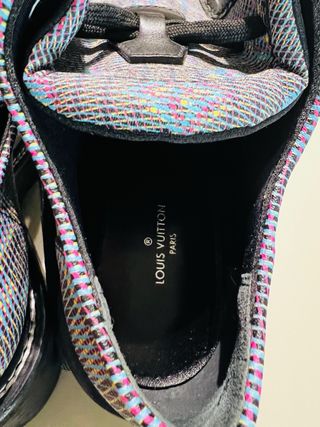 Zapatos Louis Vuitton Grises y Multicolor