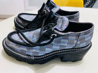 Zapatos Louis Vuitton Grises y Multicolor