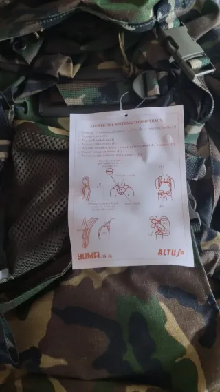 Mochila Militar Altus 100L Sin Estrenar