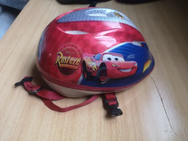 Casco Bicicleta Infantil diseño de cars