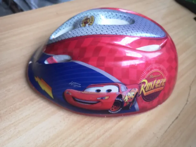 Casco Bicicleta Infantil diseño de cars