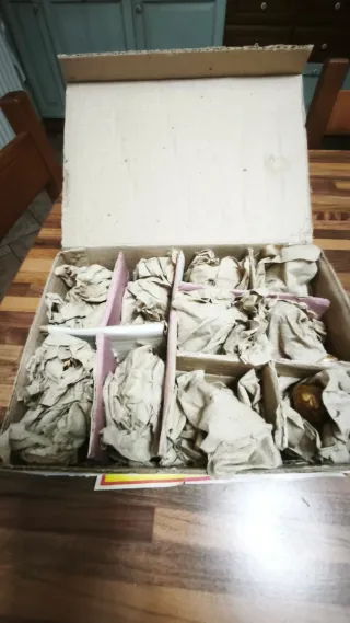 Set 10 Angioletti Oro portacandelina