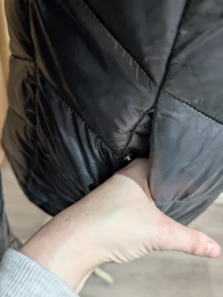 Abrigo negro talla 40