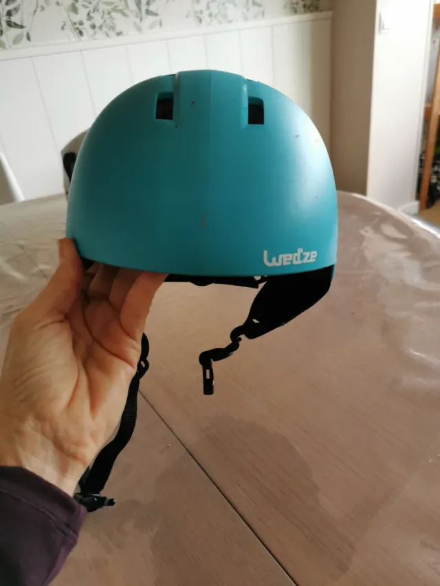 Casco Wed'ze azul para niñ@s talla 48_52 cm