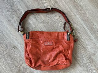 Bolso Gloria Ortiz piel naranja