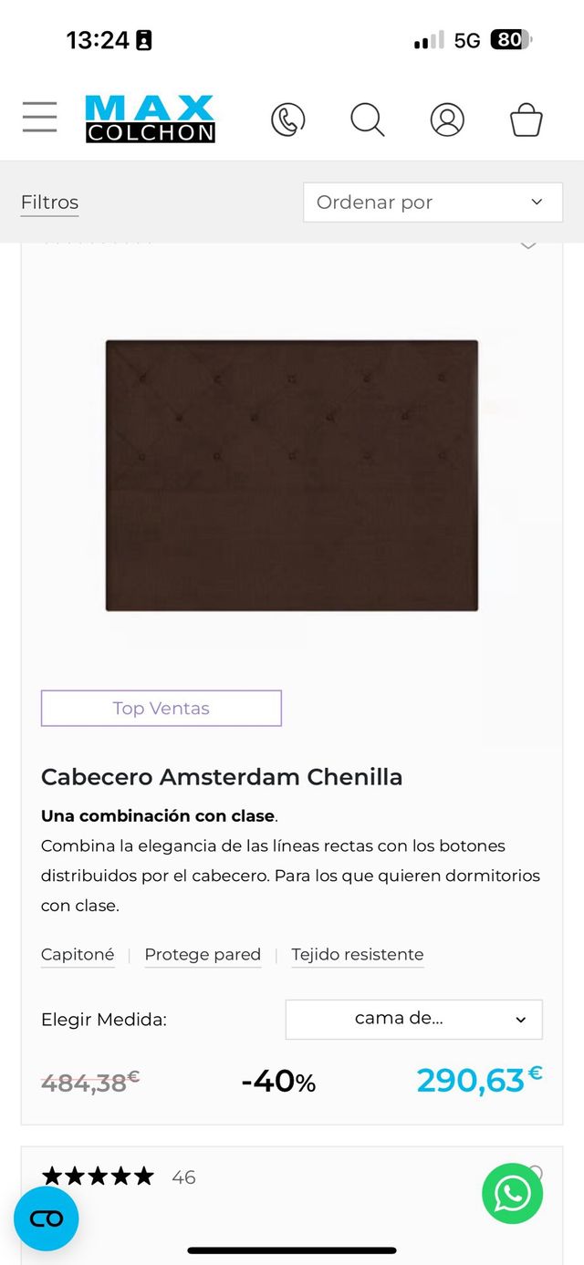 Colchón + canapé + cabecero