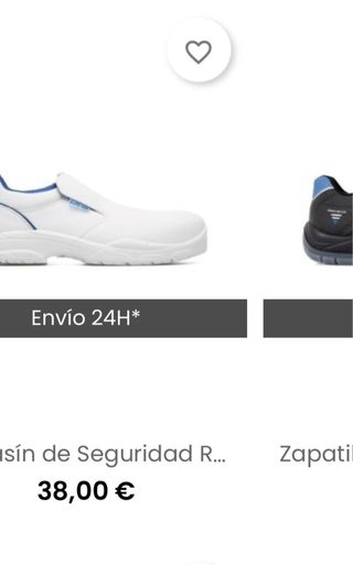 Zapatos de seguridad blancos