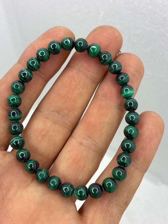 Bracciale di Malachite Naturale