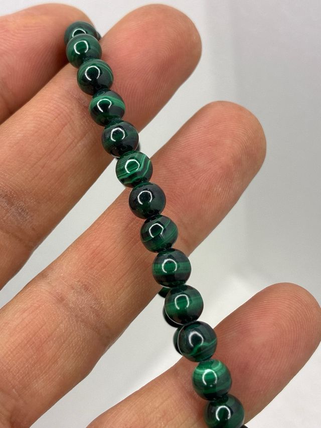 Bracciale di Malachite Naturale