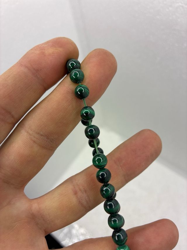 Bracciale di Malachite Naturale