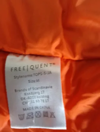 Anorak Plumas Ligero Naranja