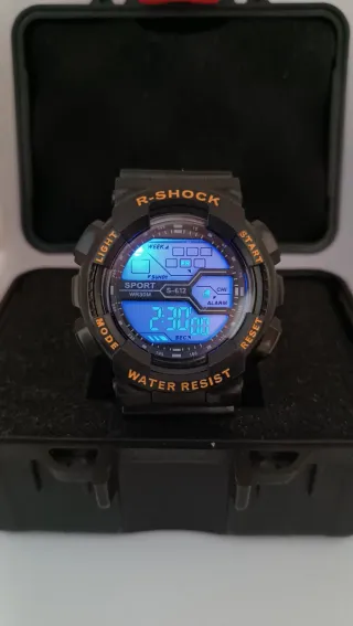 Reloj Deportivo Digital R-Shock Negro