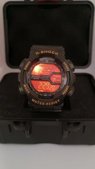 Reloj Deportivo Digital R-Shock Negro