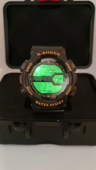 Reloj Deportivo Digital R-Shock Negro
