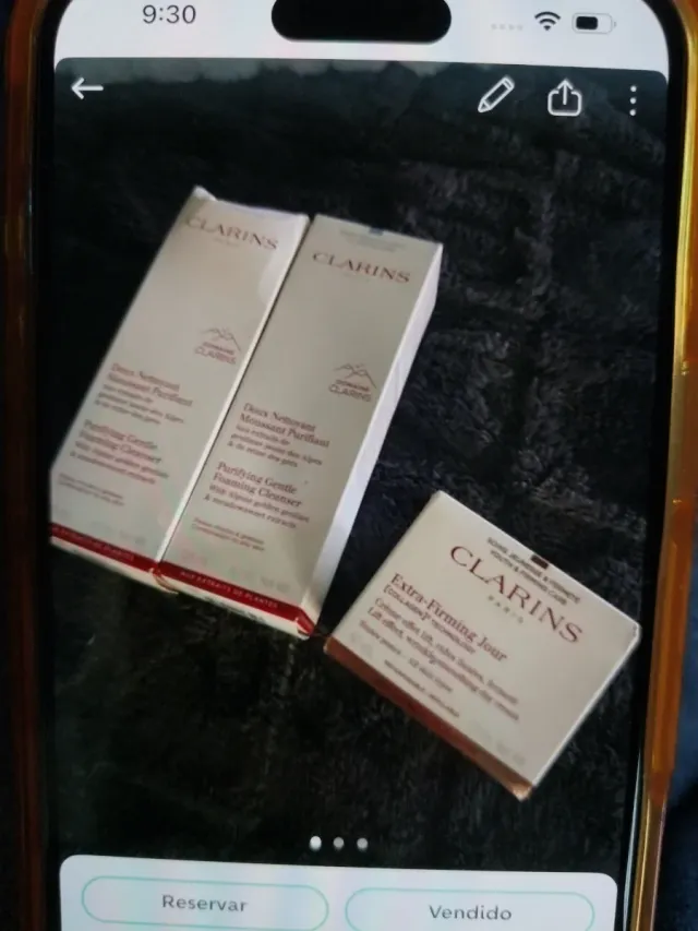 Lote 3 productos Clarins: Limpiador y Crema