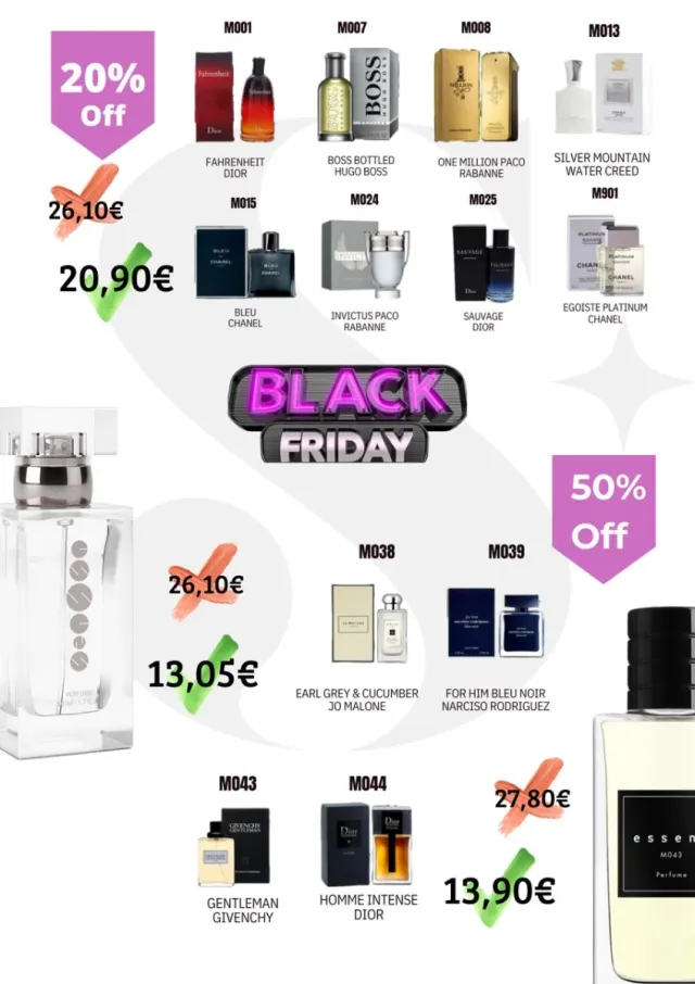 Perfumes de mujer, hombre y unisex