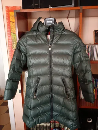 Piumino Moncler bambina verde