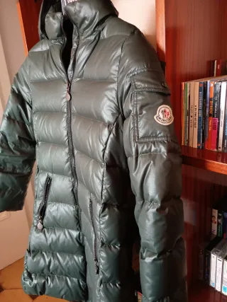 Piumino Moncler bambina verde