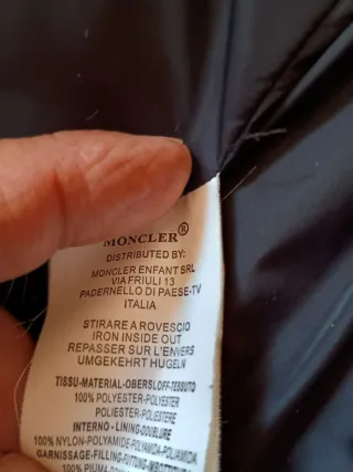 Piumino Moncler bambina verde