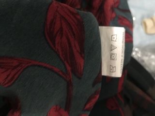 Vestido estampado floral manga larga T. M