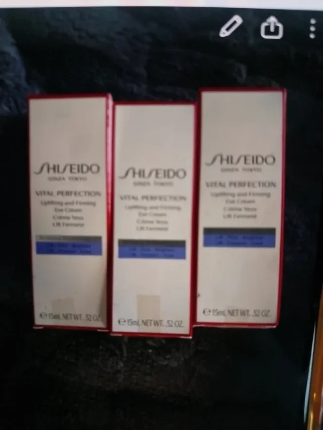 Lote 3 Cremas Shiseido