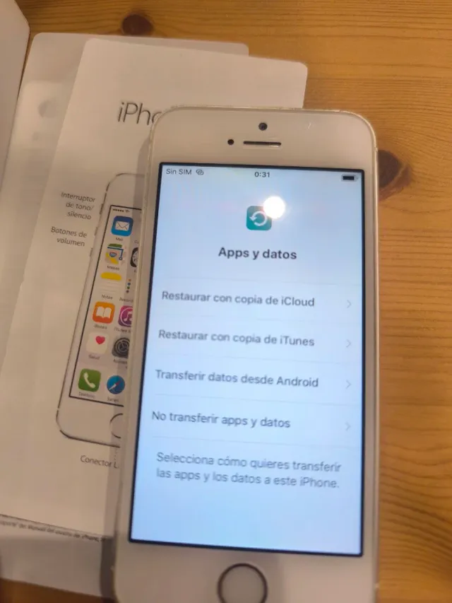 iPhone 5s Apple Oro/Bianco