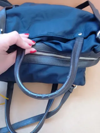 Bolso Bimba y Lola azul marino nylon