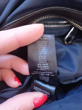 Bolso Bimba y Lola azul marino nylon