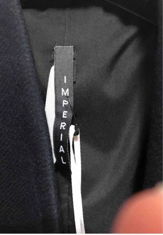 Cappotto Imperial Blu Taglia XS