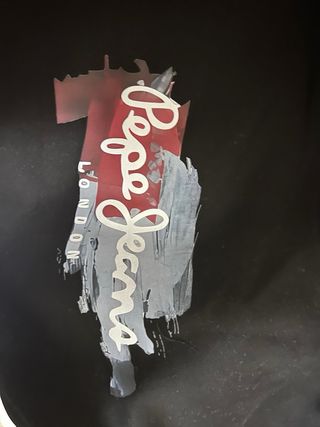 Sudadera Pepe Jeans Negra con Logo Multicolor