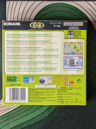 ISS Game Boy Advance Konami