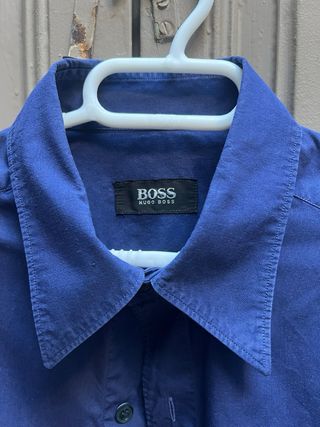 Camisa Hugo Boss Azul