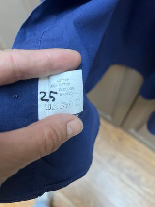 Camisa Hugo Boss Azul