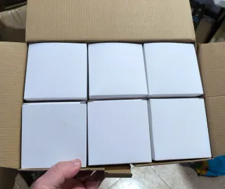 Pack 6 Focos LED Boyir 6W Negros Regulables