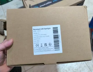 Pack 6 Focos LED Boyir 6W Negros Regulables