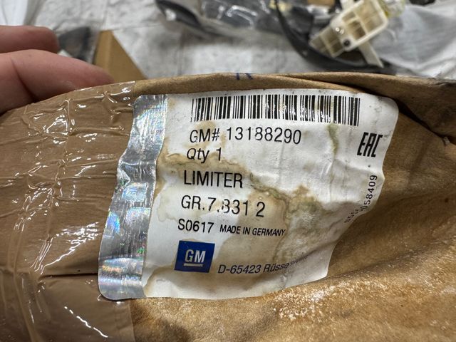 TABICA TRASERA ORIGINAL OPEL CORSA 2007 ADELANTE