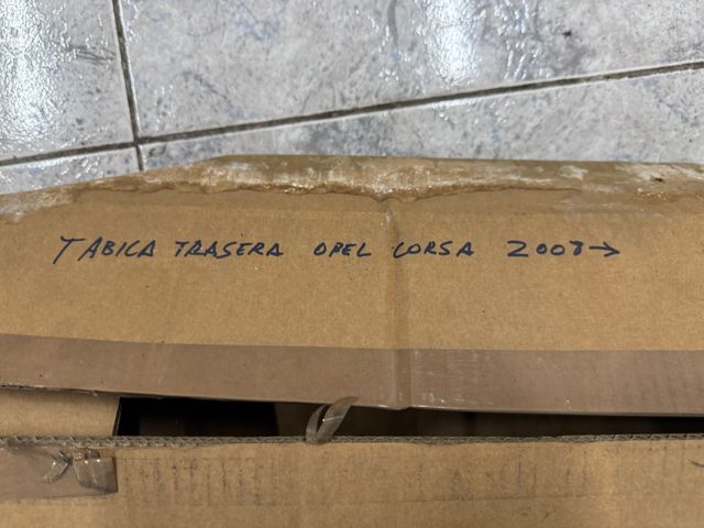 TABICA TRASERA ORIGINAL OPEL CORSA 2007 ADELANTE
