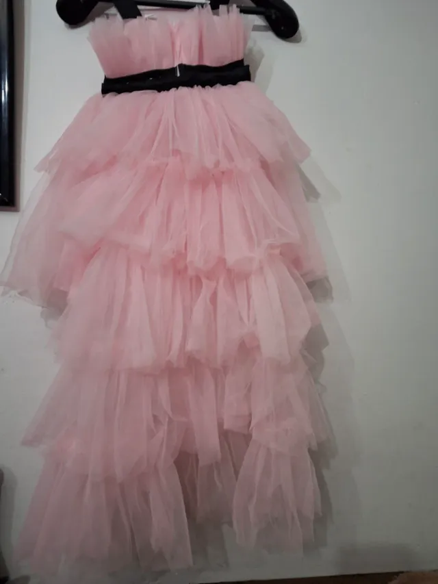 Abito in tulle per bambina rosa